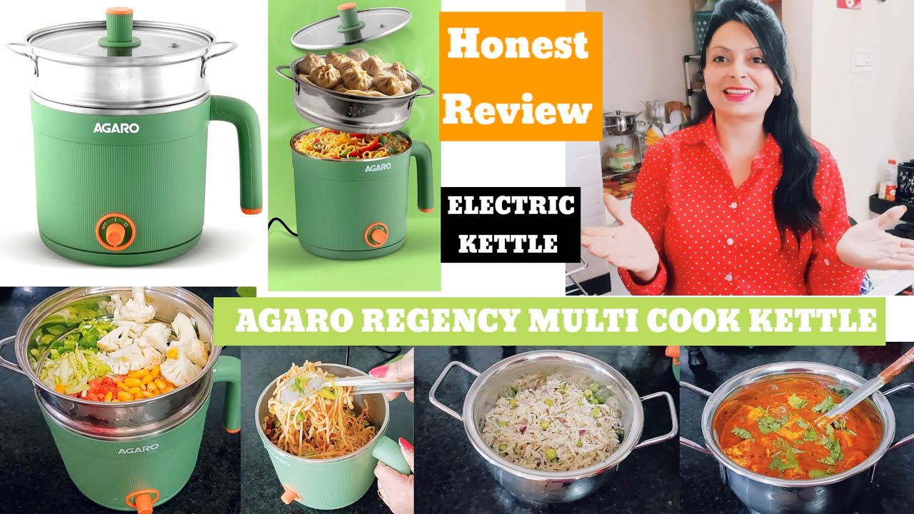 AGARO BEST VERSATILE ELECTRIC KETTLE/ELECTRIC KETTLE USES/REVIEW /AGARO REGENCY MULTI COOK KETTLE