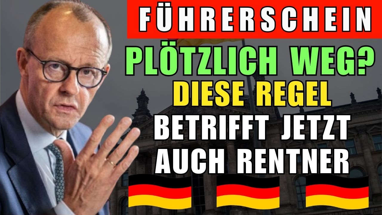 ⚠️ Führerschein plötzlich weg? Diese Regel betrifft jetzt auch Rentner