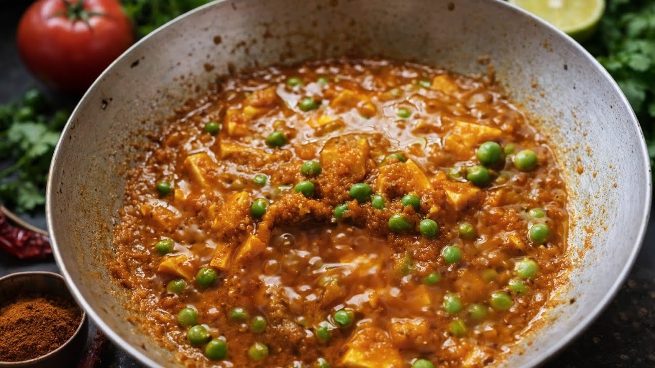 મટર પનીર.matar paneer recipe in gujarati. Akshita cooking 