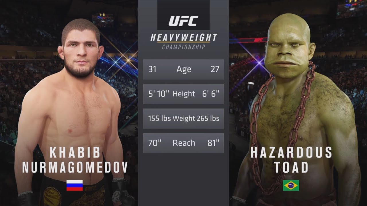 Khabib vs. Hazardous Toad - EA Sports UFC 4 - Eagle Fights ☝️🦅