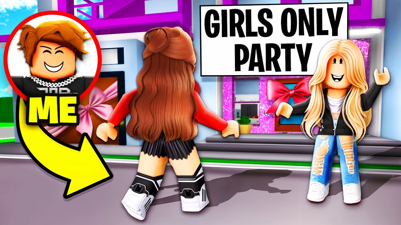 I Snuck into PARTIES for 24 HOURS.. (Brookhaven RP)