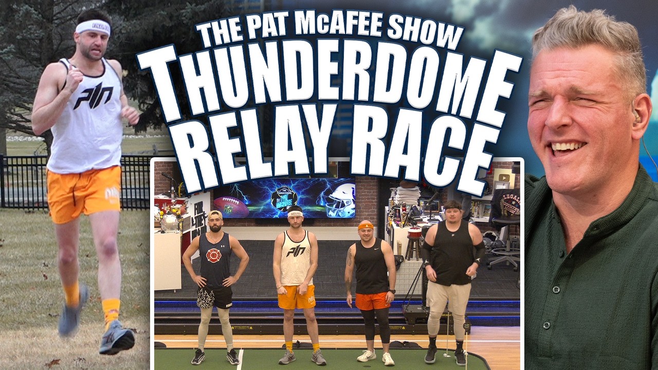 The Pat McAfee Show ThunderDome Relay Race That Shocked The World