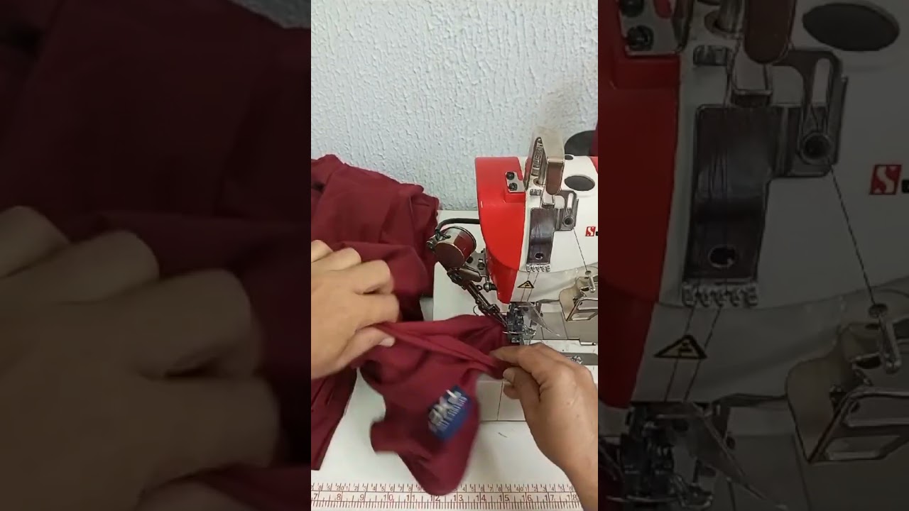 Como fazer barrinha de regata sem franzir #camisetaspolo #comocosturar #confec&ccedil;&otilde;es #costura #sewing