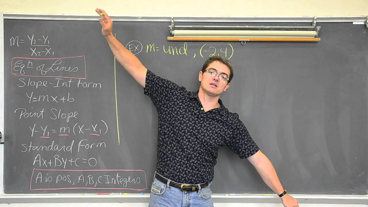 Equations of Lines and Graphing