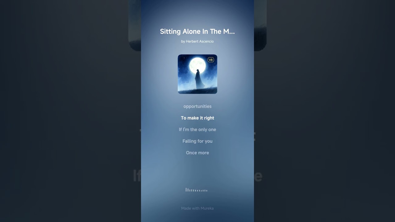 Sitting Alone In The Moonlight