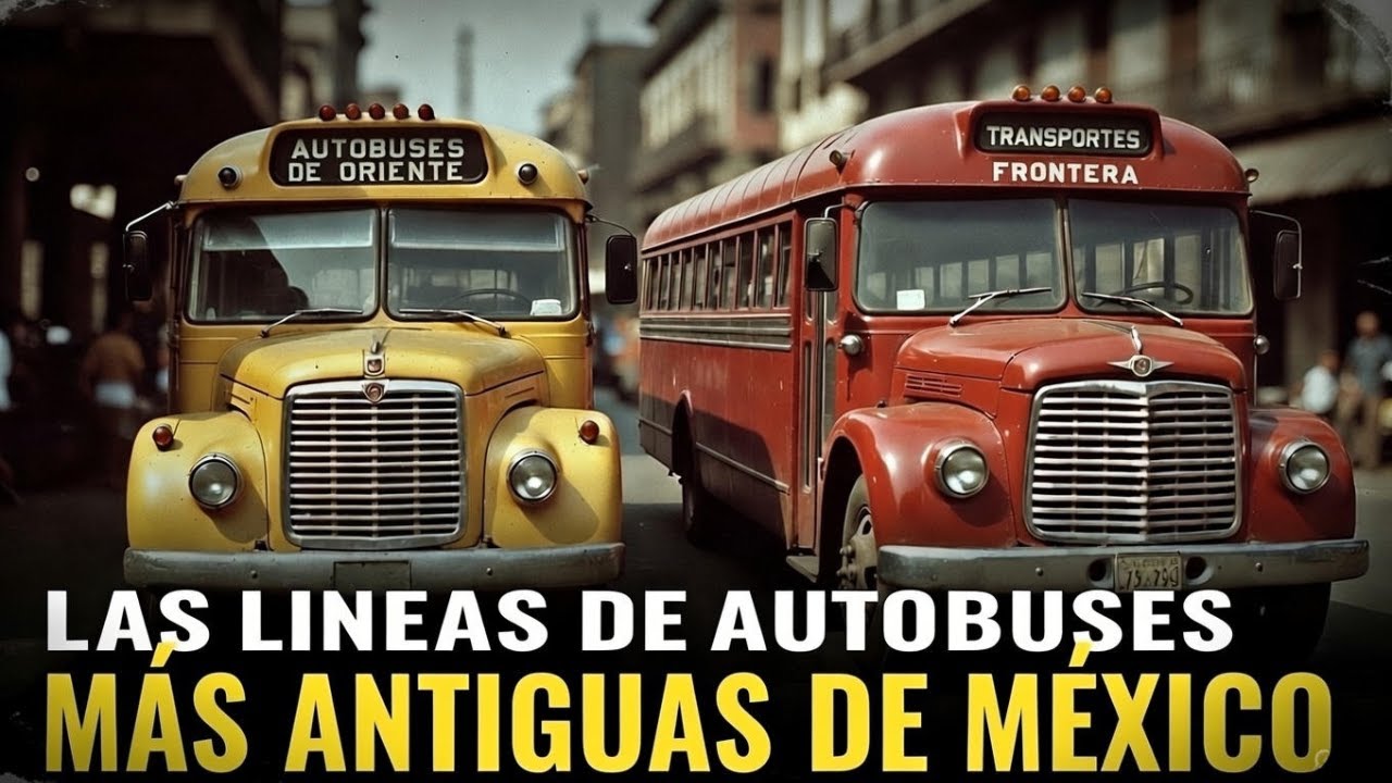 5 líneas de AUTOBUSES más antiguas de México con más años de servicio Parte 1. TE SORPREDERAS 🤯