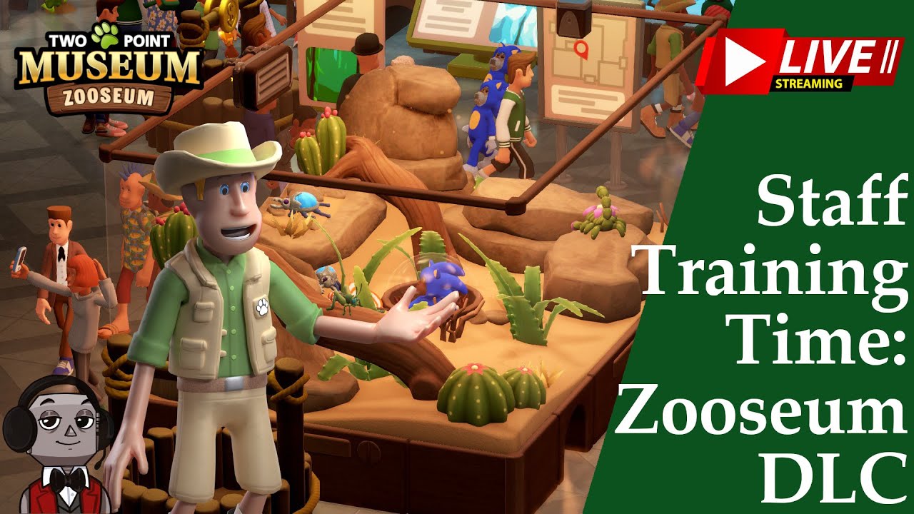 Two Point Museum | Zooseum Day 3 | Optimizing Habitats & Training Staff 🐼