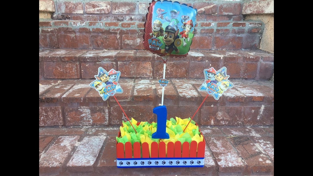Paw Patrol Centerpiece