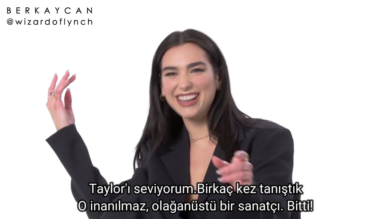 Dua Lipa İnternette Kendisi Hakkında En Çok Aratılan Soruları Cevaplıyor - TÜRKÇE ÇEVİRİ - RELOADED