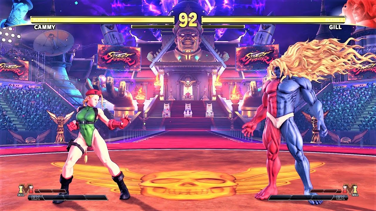Cammy vs Gill (Hardest AI) - Street Fighter V