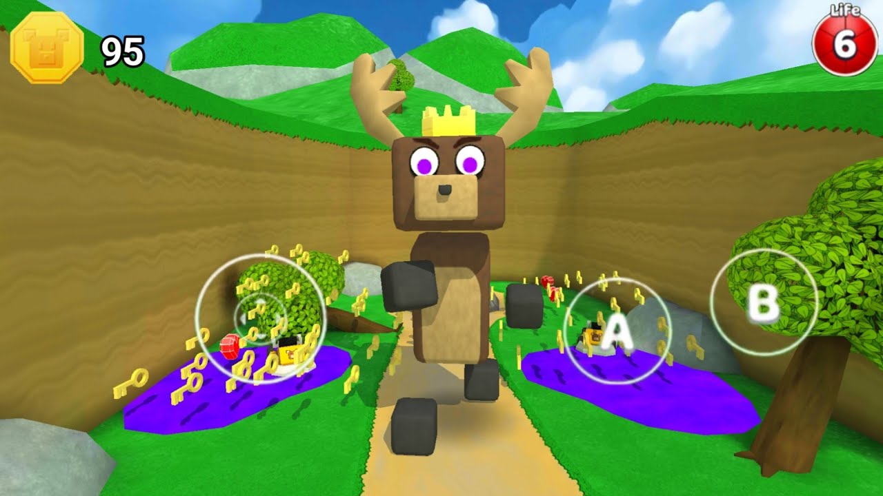 King Reindeer in Secret Place + Super Bear Adventure Gameplay Walkthrough 