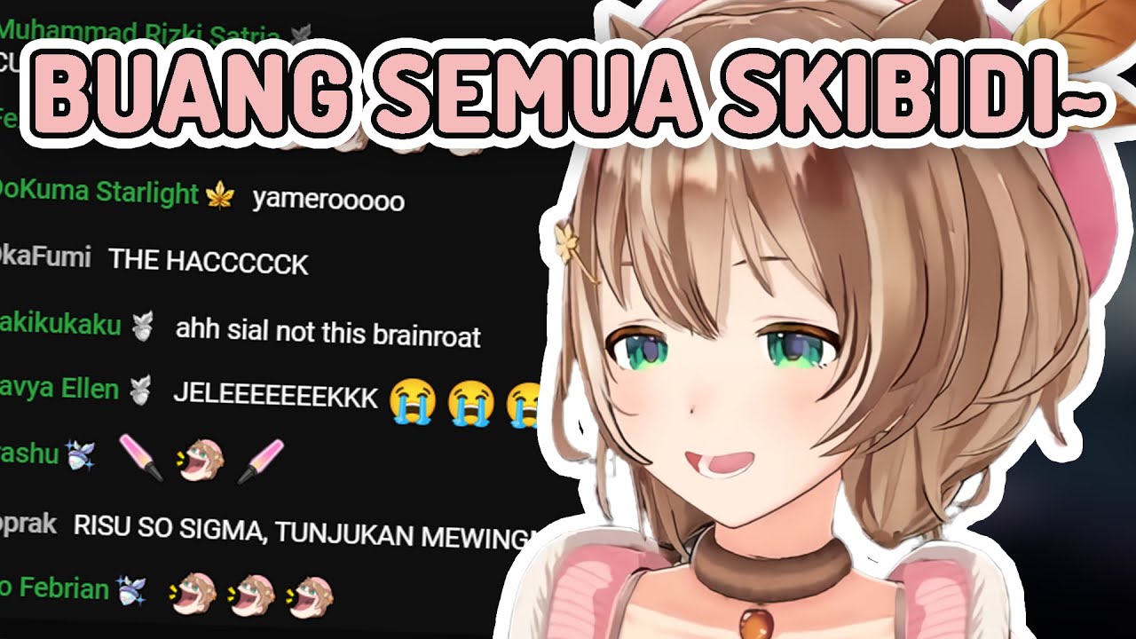 NOOOO RISU JANGAN NYANYI LAGU BRAIN ROT ITU!!!!!😭😭😭 [Ayunda Risu | Hololive ID]