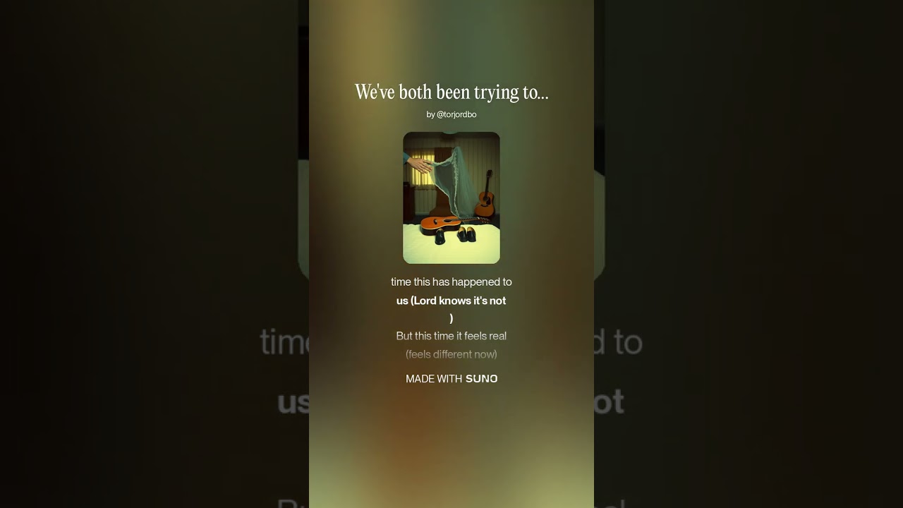 We've both been trying to make us whole
