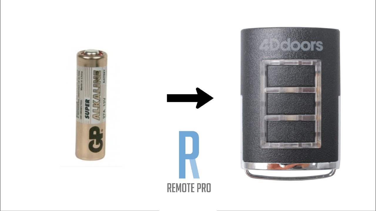 How to change/swap Battery for a 4D Doors Z3B Genuine Remote