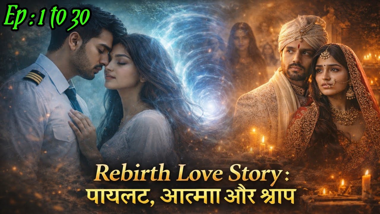 Rebirth Love Story : पायलट आत्मा और श्राप Ep- 1 To 30 || A Complete Story || Rozverse 