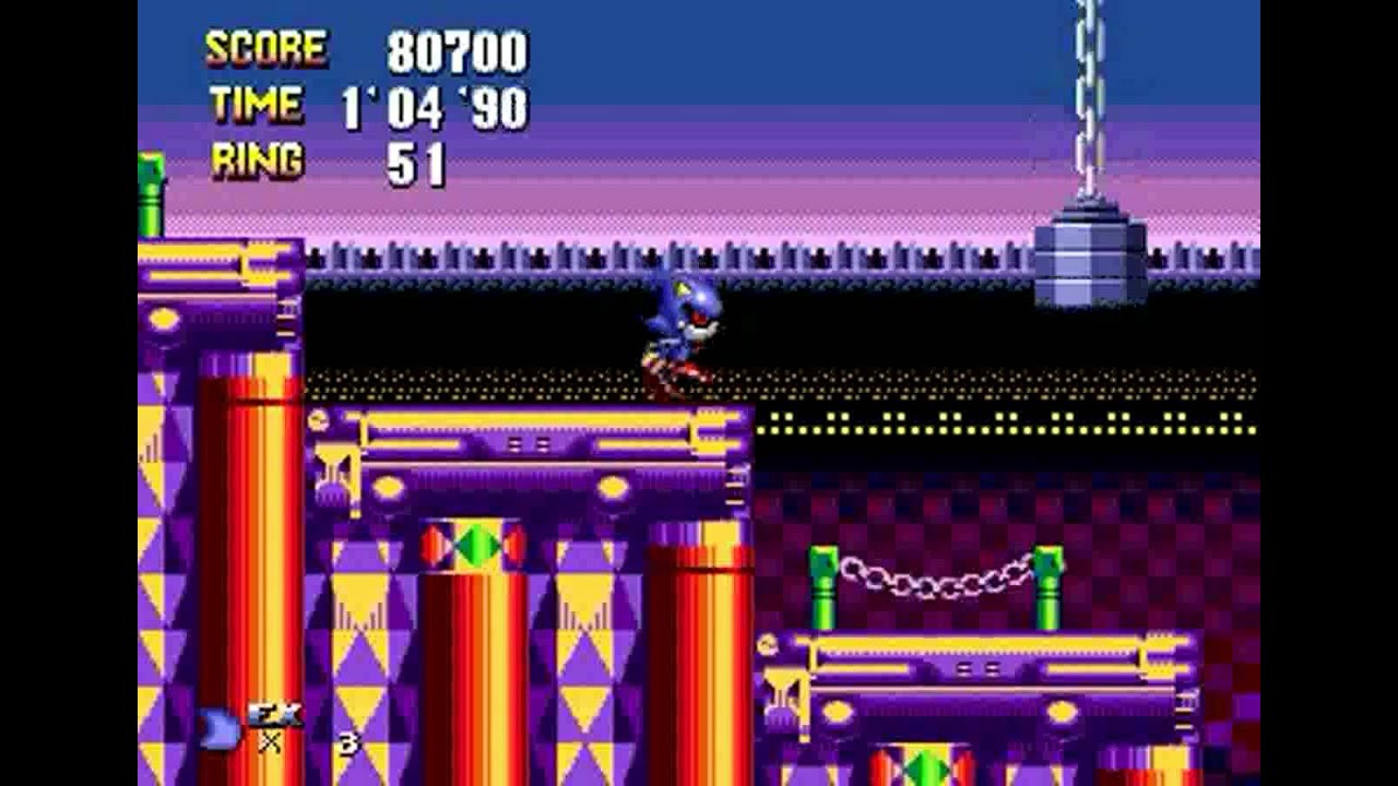 Metal Sonic Hyperdrive 4.0 (Genesis) - Longplay