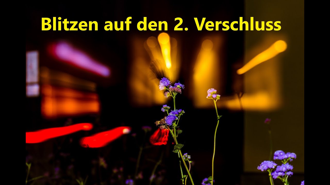 Blitzen auf den zweiten Verschluss | Eine Anregung  #fotografie #fotomuc