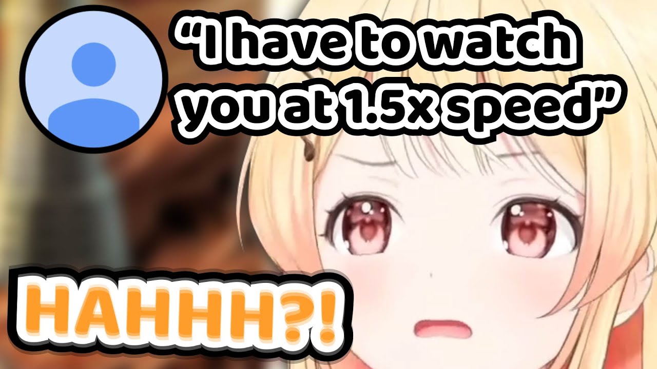 Kanade Found Out That a Lot of Her Viewers Watch Her at 1.5x Speed