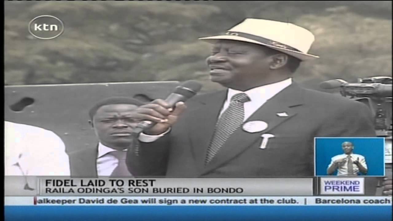 Fidel Odinga laid to rest in Bondo, Siaya County