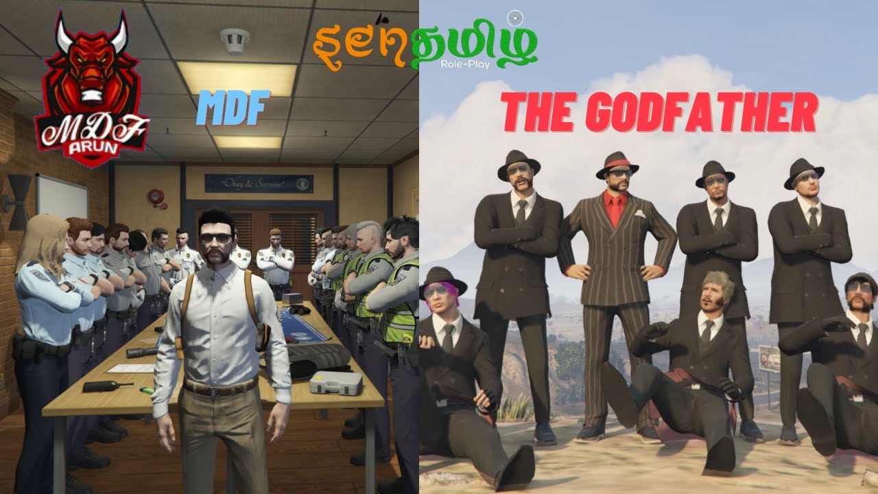 MDFArunYT | MDF vs Godfather | ~ #SenThamizh RP |GTAV FiveM தமிழ்
