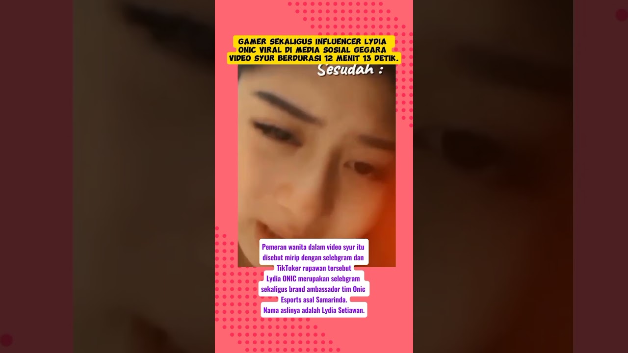 Gamer Sekaligus Influencer Lydia Onic Viral Di Media Sosial 
