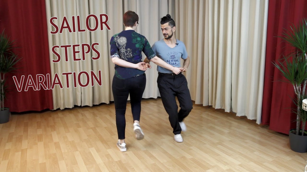 Left side Sailor Step in Partnered Charleston