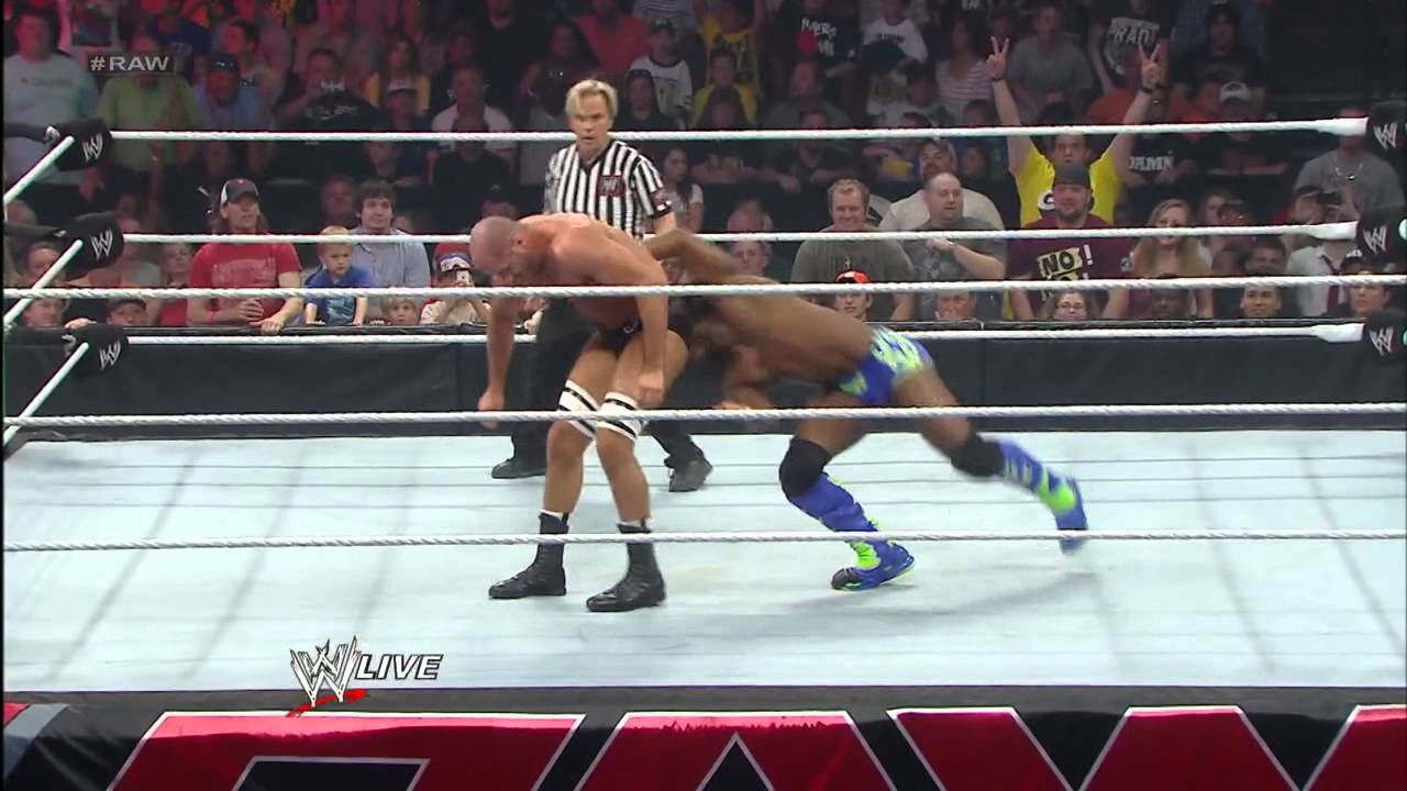 Kofi Kingston captures the U.S. Title from Antonio Cesaro - United States Championship Match: Raw, A