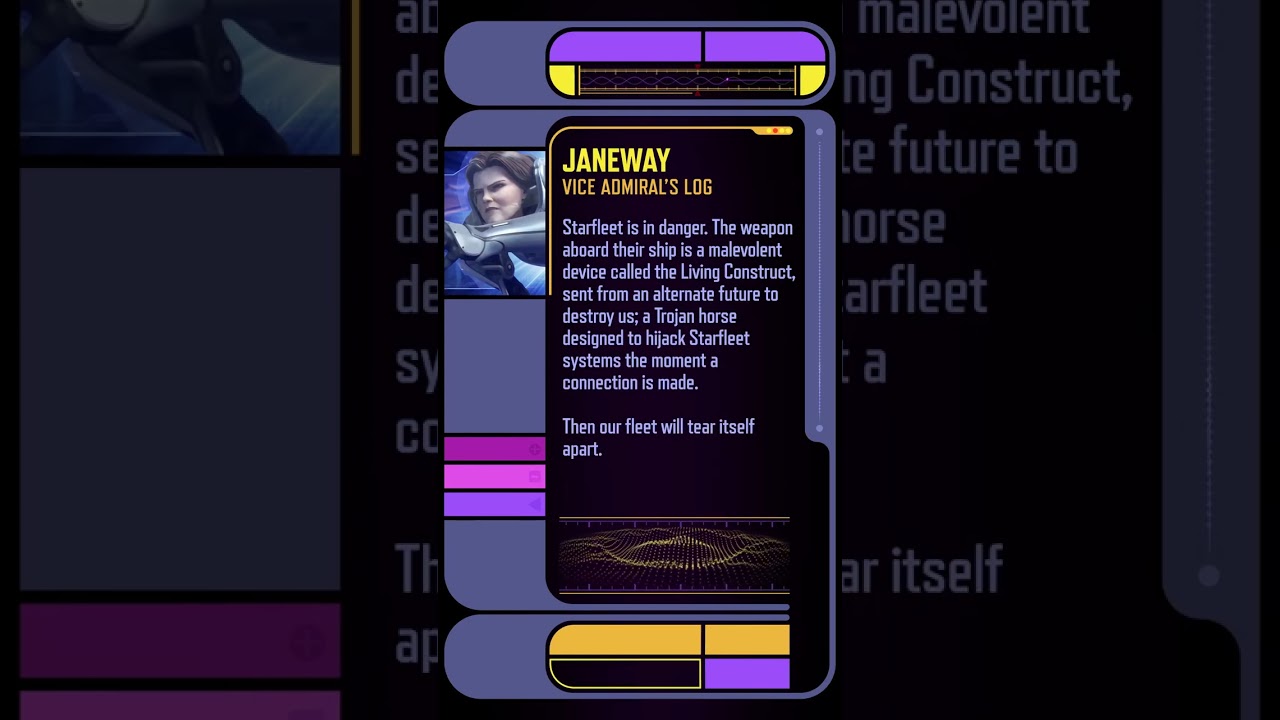 Star Trek: Prodigy - Instagram Logs - 1x18 - Janeway