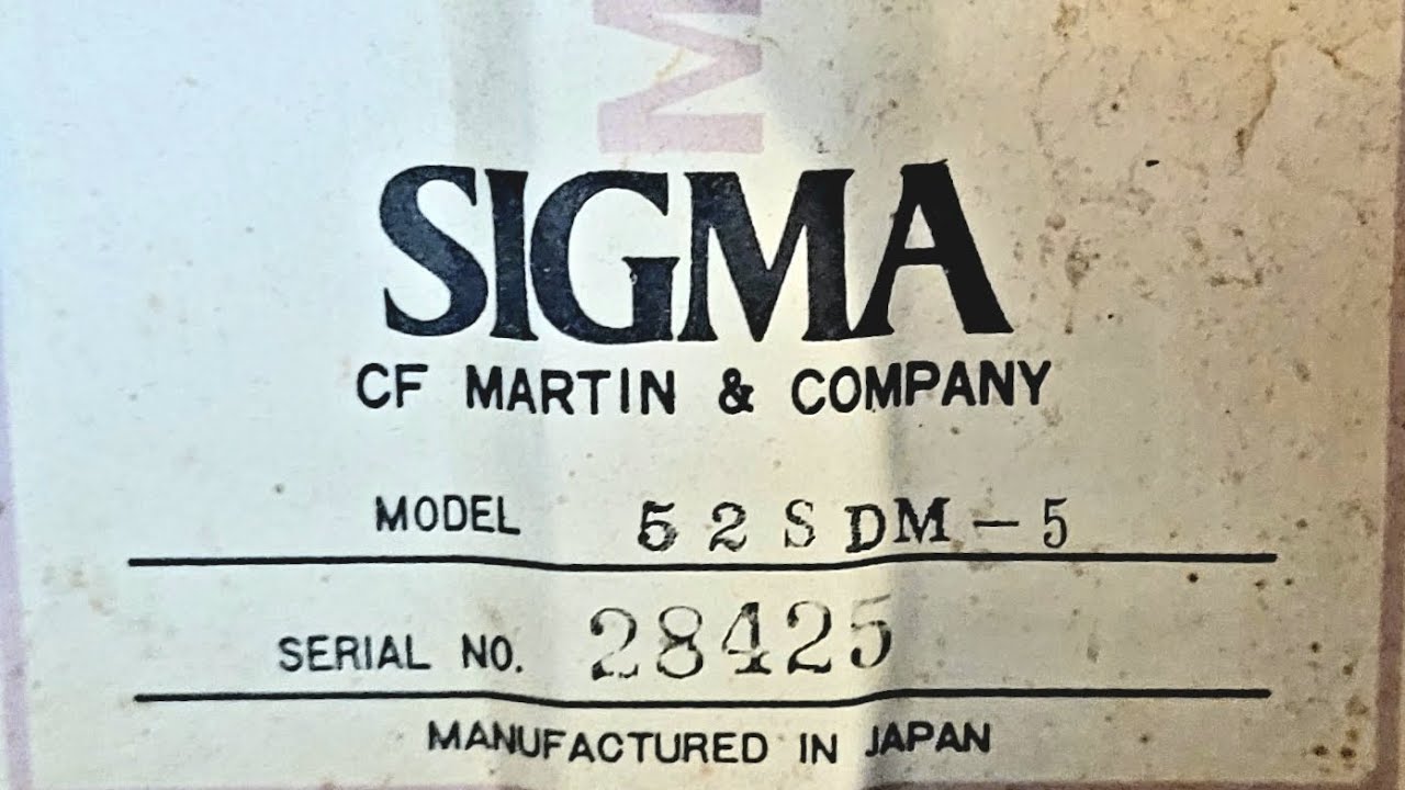 Sigma Vintage Acoustic!