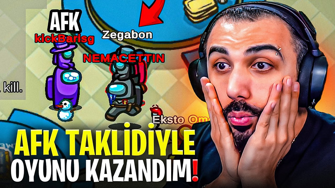 SENELER SONRA AFK TAKLİDİYLE OYUNU KAZANDIM!! ESKİ EKİPLE AMONG US! | Barış Can
