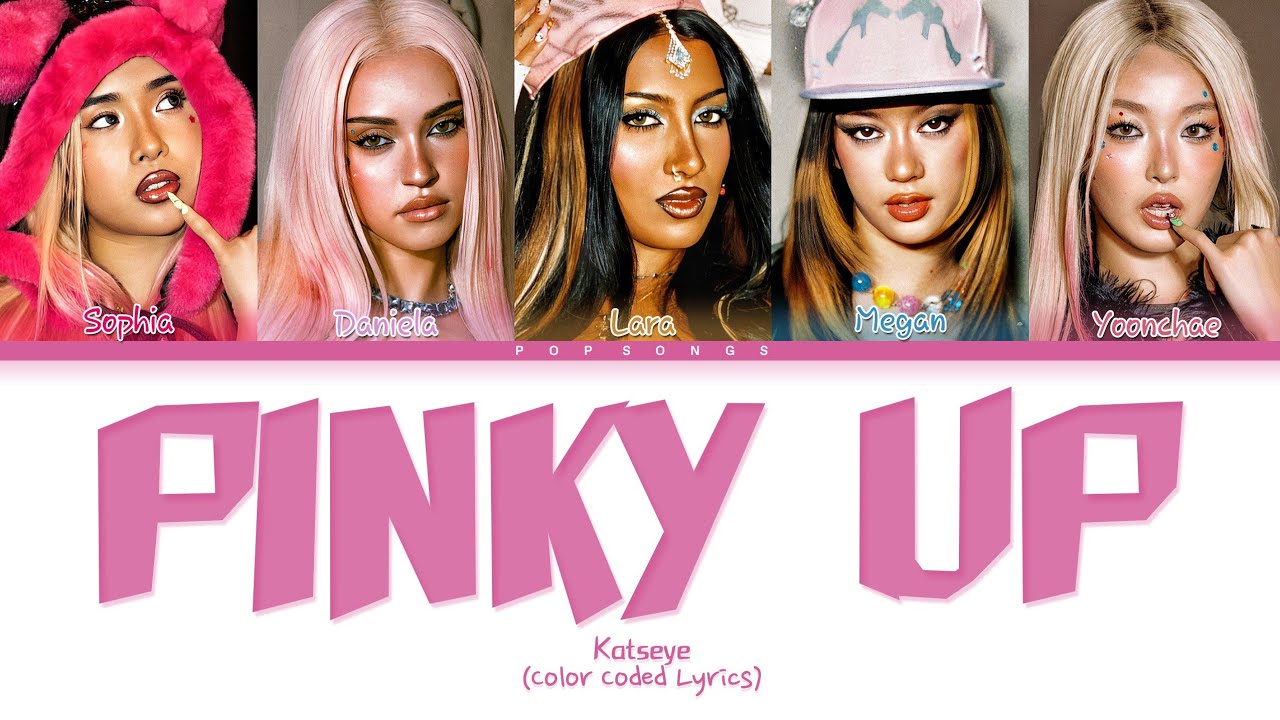 Katseye (캣츠아이) &mdash; 'Pinky Up' (Color Coded Lyrics)
