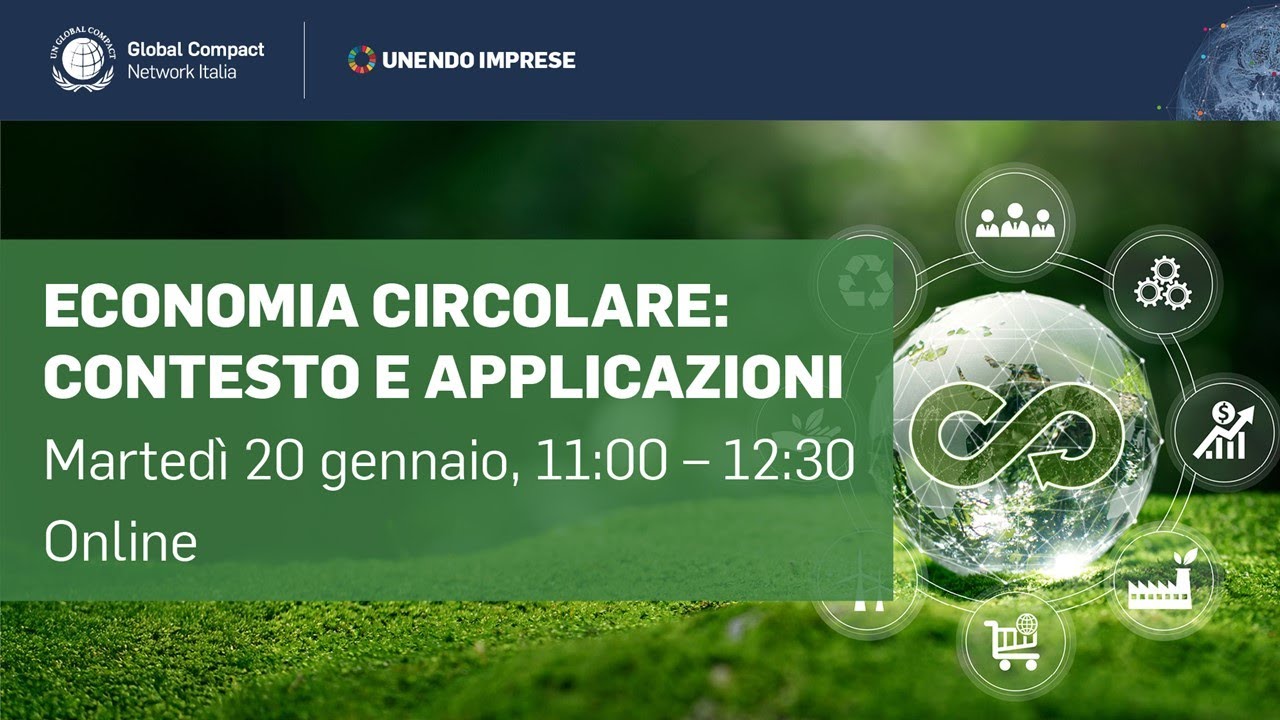 Economia circolare: contesto e applicazioni (Webinar, 20 gennaio 2026)