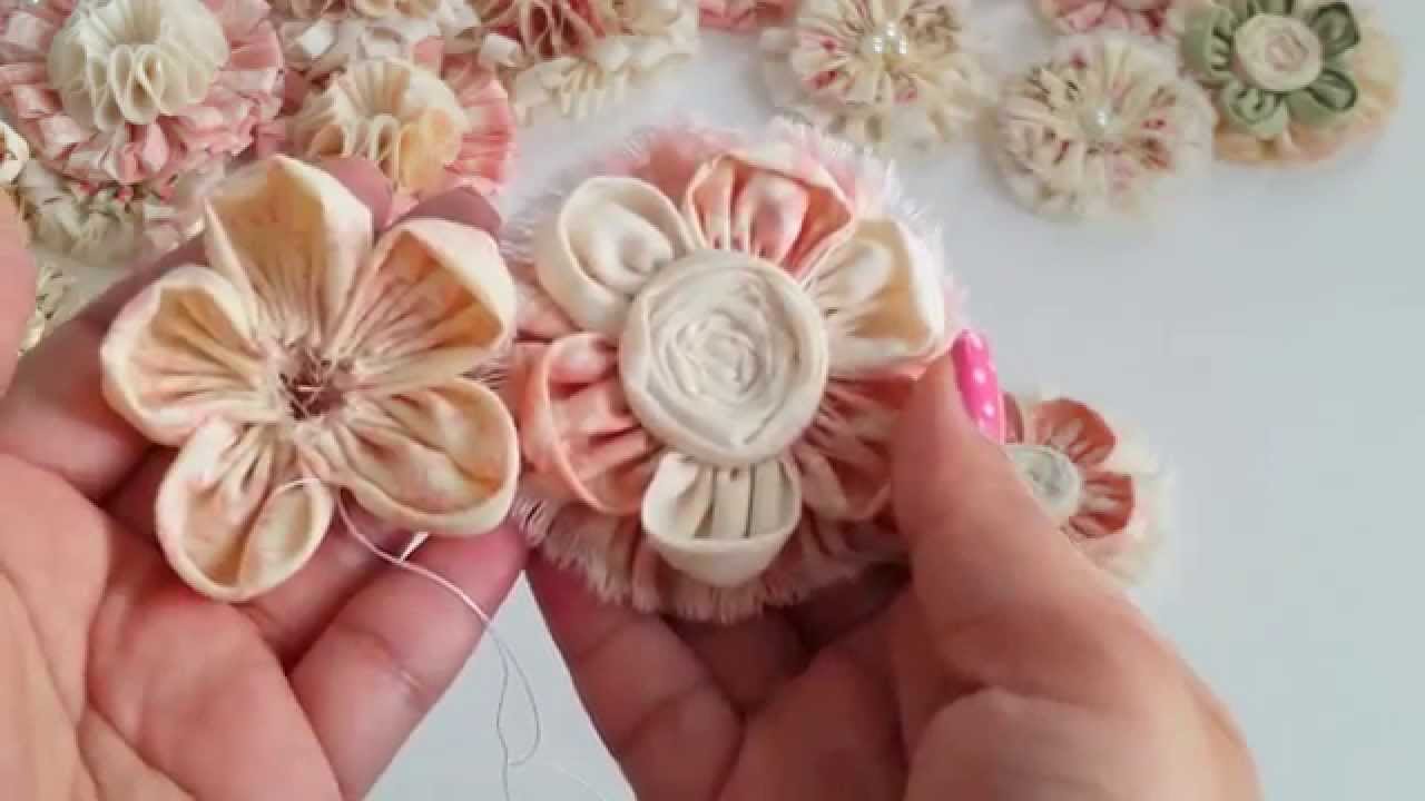 DIY How to Kanzashi flower