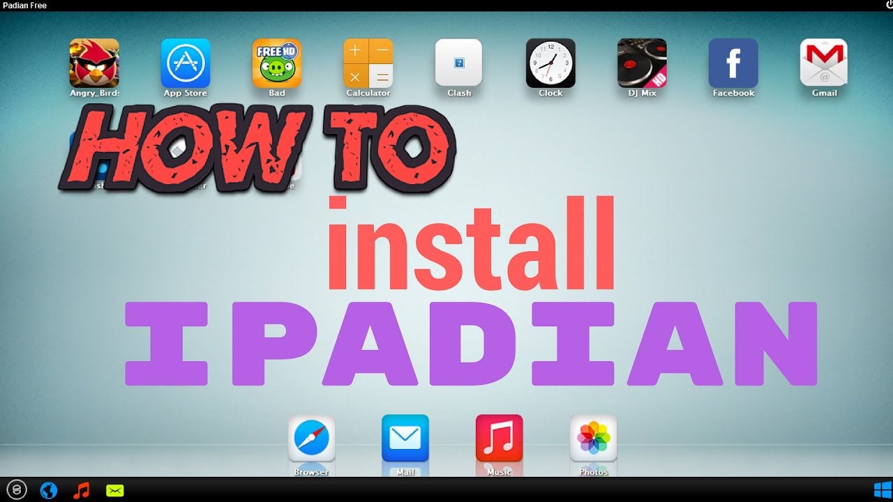How To Install IPADIAN Easy Way FREE / 2016