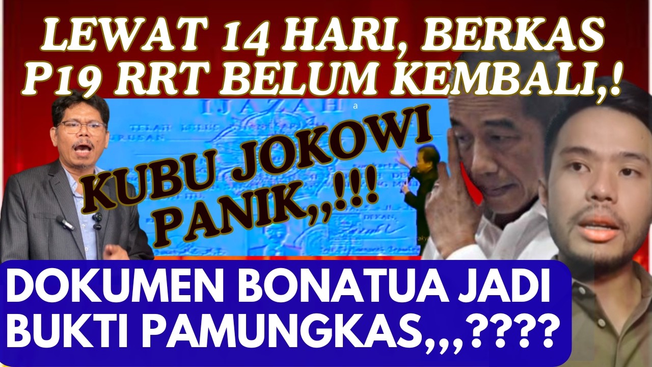 3 FAKTA KUBU JOKOWI PANIK,,!!! DARI RJ, LAPORKAN RISMON SAMPAI P19 TIDAK DIKEMBALIKAN #ijasahjokowi