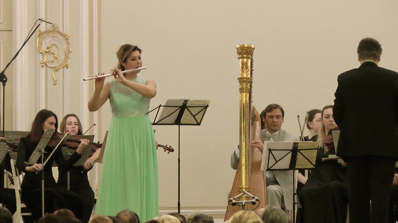 W.A.Mozart - Concerto for Flute and Harp in C major, K.299 (1778)