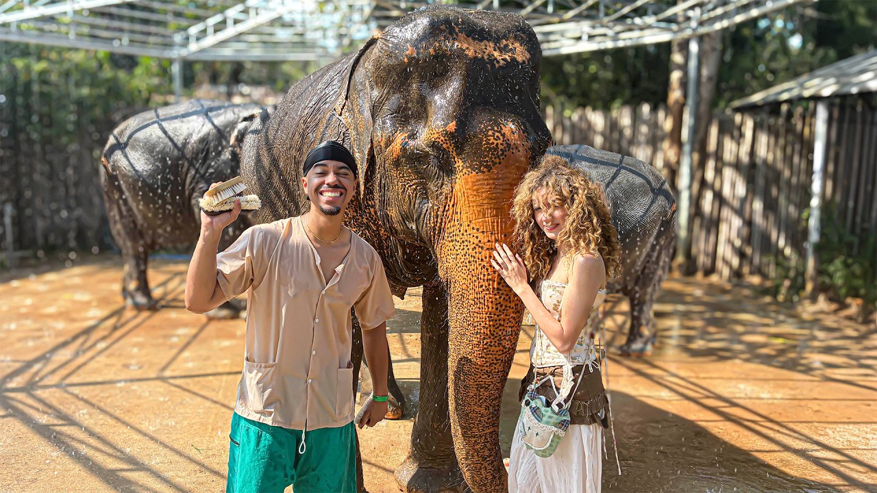 I Invited Bonnie To Thailand's Biggest Elephant Sanctuary