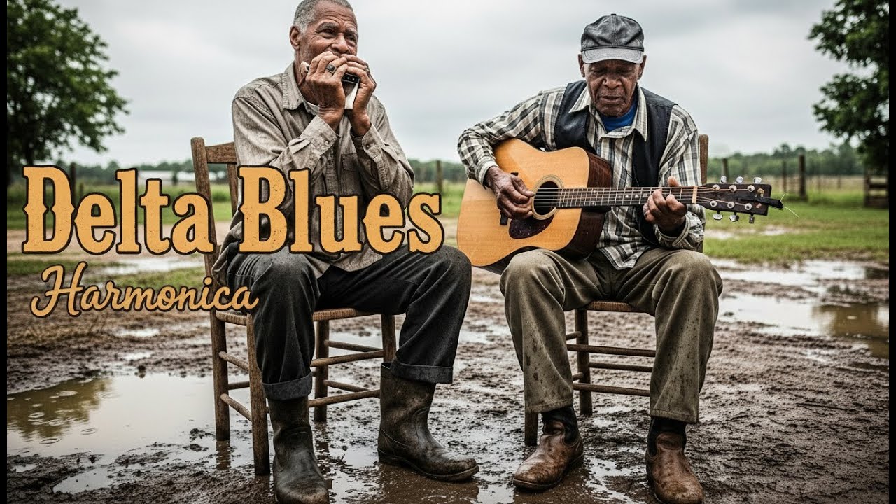 Legendary Acoustic Blues Harmonica Performances – Inspired by Timeless Delta Blues Tradition