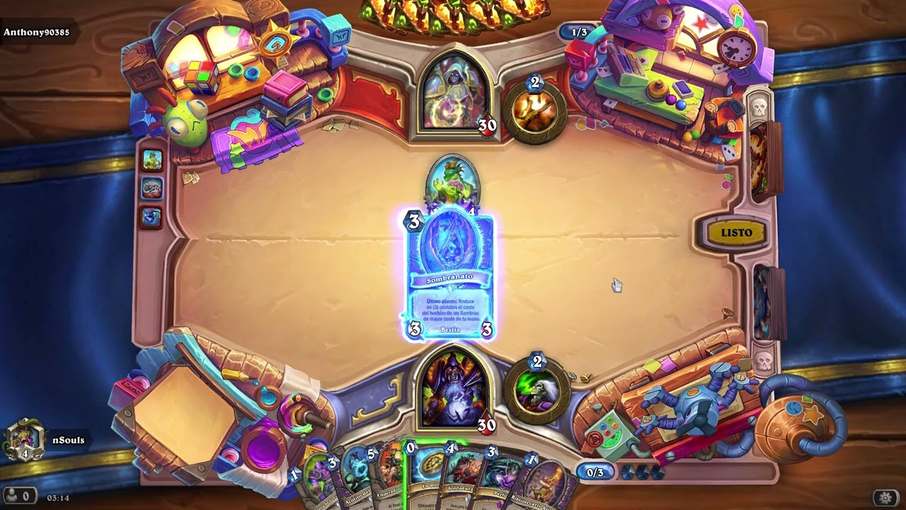 Brujo acólito OTK Hearthstone salvaje