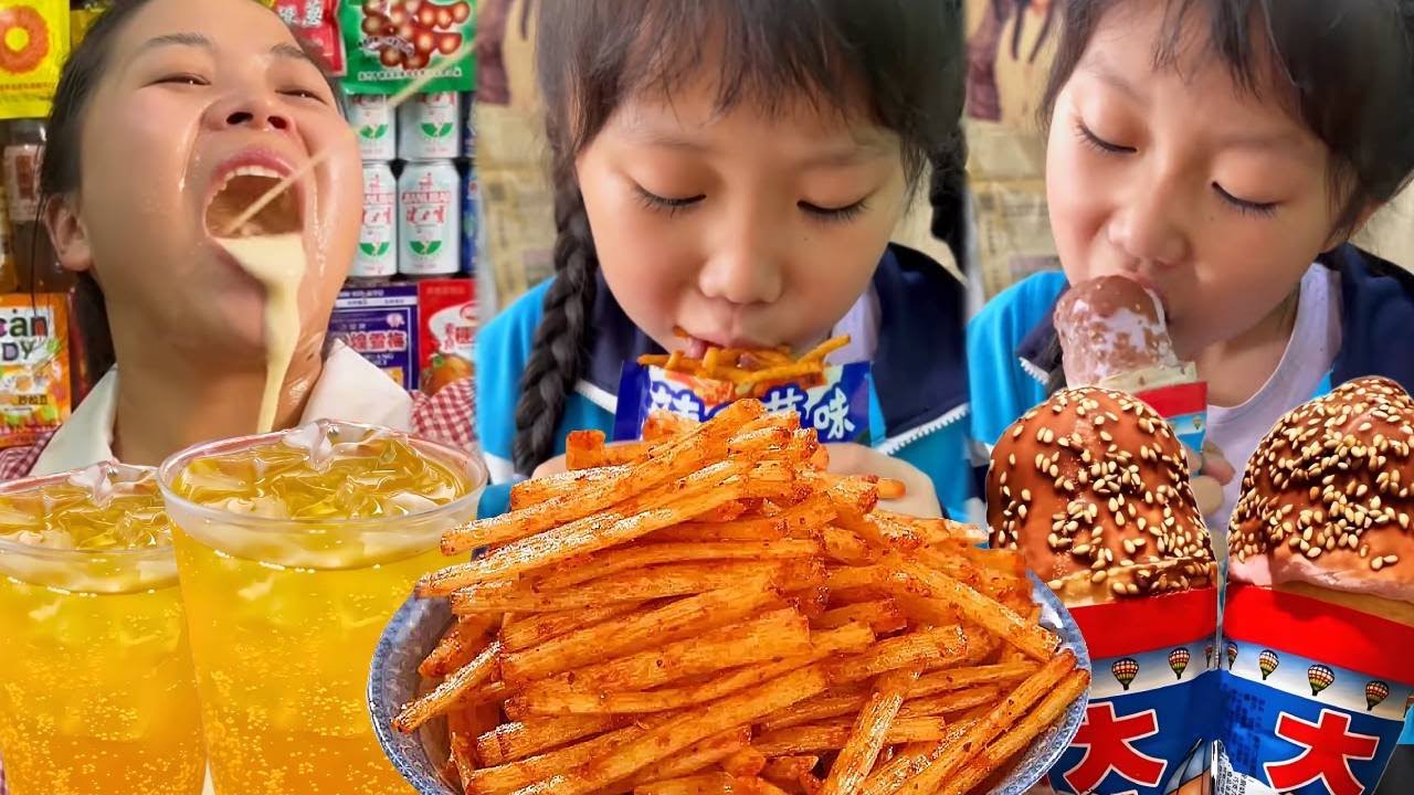 Kumpulan video TikTok camilan Tiongkok jaman dulu, kompilasi camilan Tiongkok masa kecilEP724