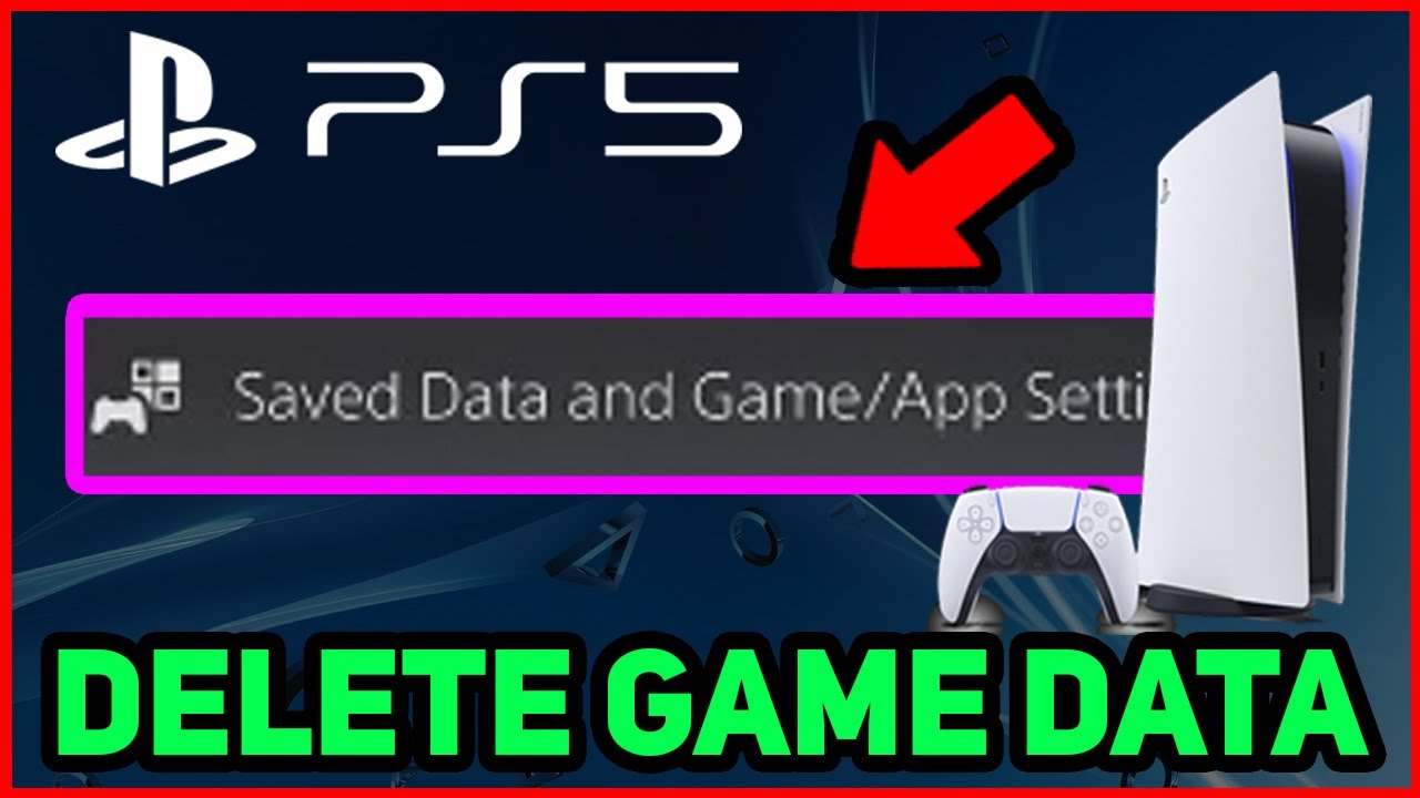 20 PS5 HOW TO DELETE GAME DATA