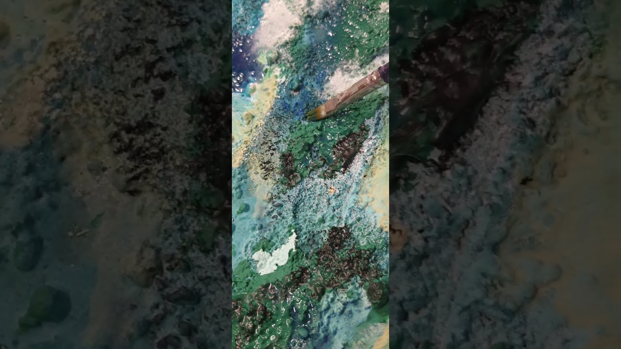 cuadro con arena de playa / elaboracion cuadros de arena / arte arena painting/ @Artjosemartinez