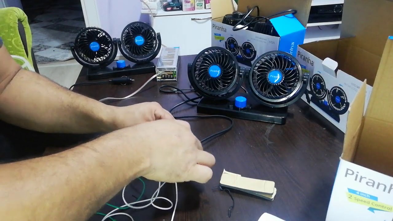 Araç içi çiftli fan a 101 Araç içi çiftli fan