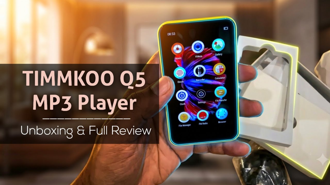 Timmkoo Q5 MP3 Player - Unboxing and Review
