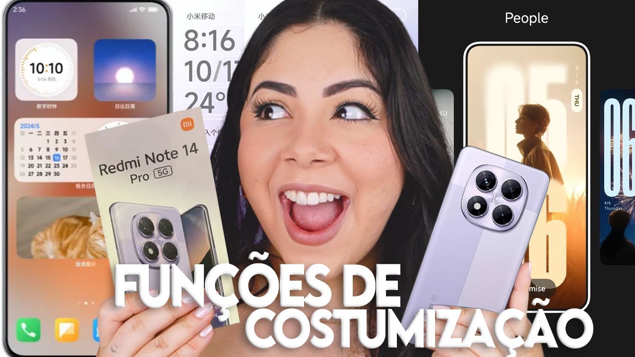 CONHEÇA ESSAS FUNÇÕES de PERSONALIZAÇÃO para SEU REDMI note 14 pro 5g