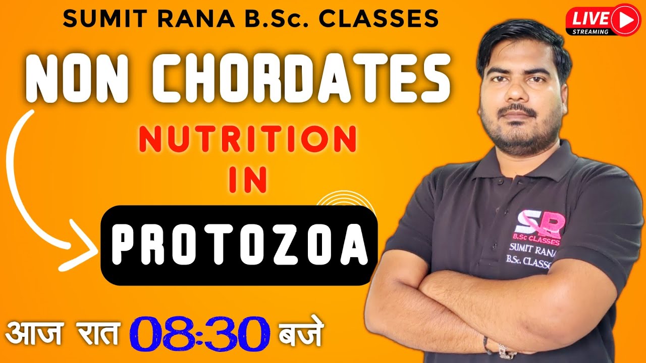 Nutrition In Protozoa || Non Chordates || Sumit Rana Sir