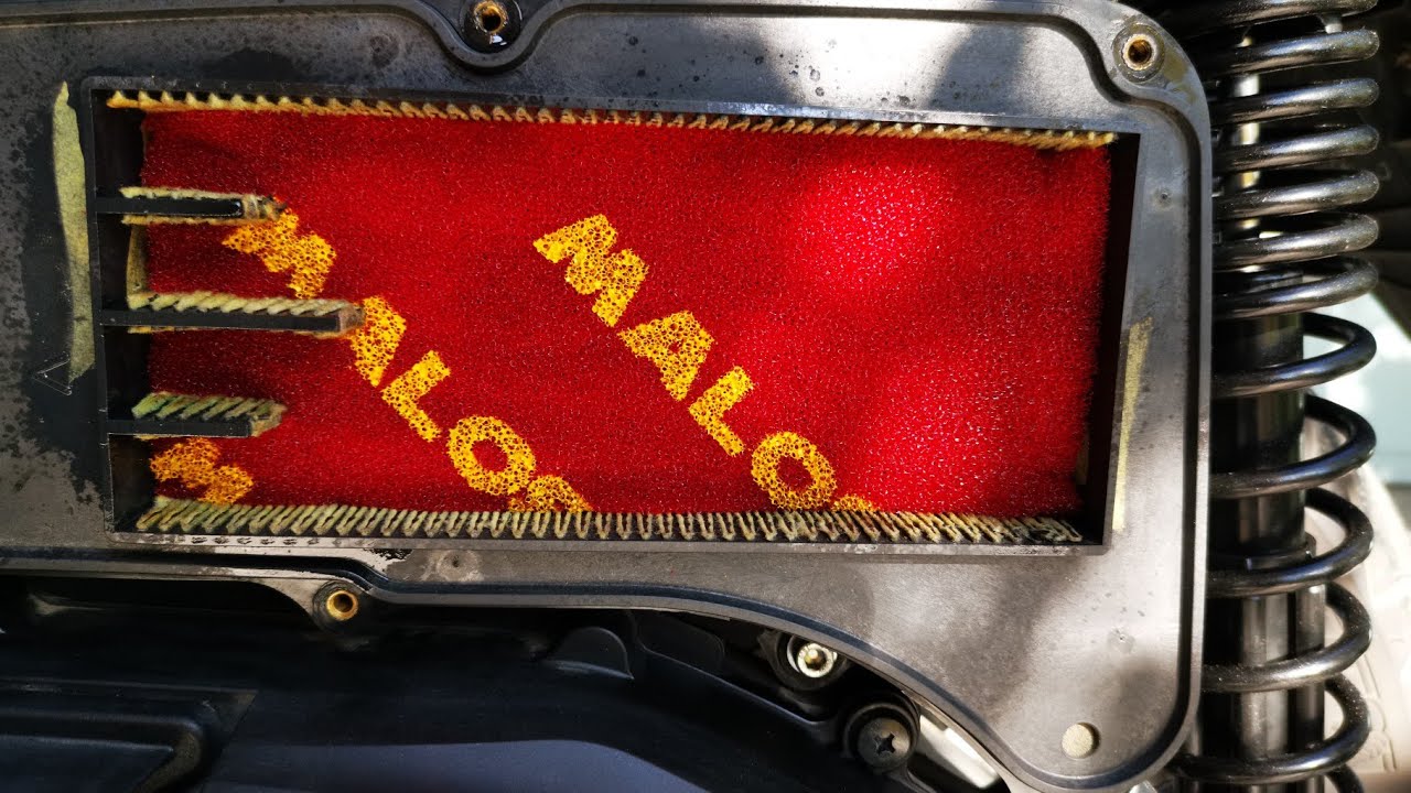 High flow air filter on any scooter- motorcycle! X-MAX 400