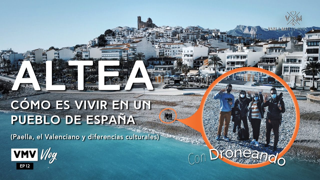 ALTEA: Cómo es VIVIR EN UN PUEBLO DE ESPAÑA con @droneando