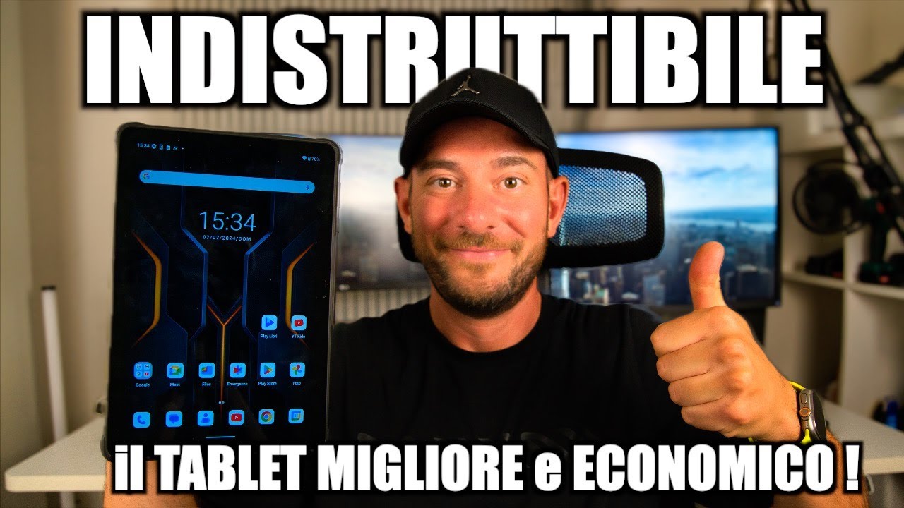 Un Tablet RIVOLUZIONARIO e INDISTRUTTIBILE con BATTERIA INFINITA ! OUKITEL RT8