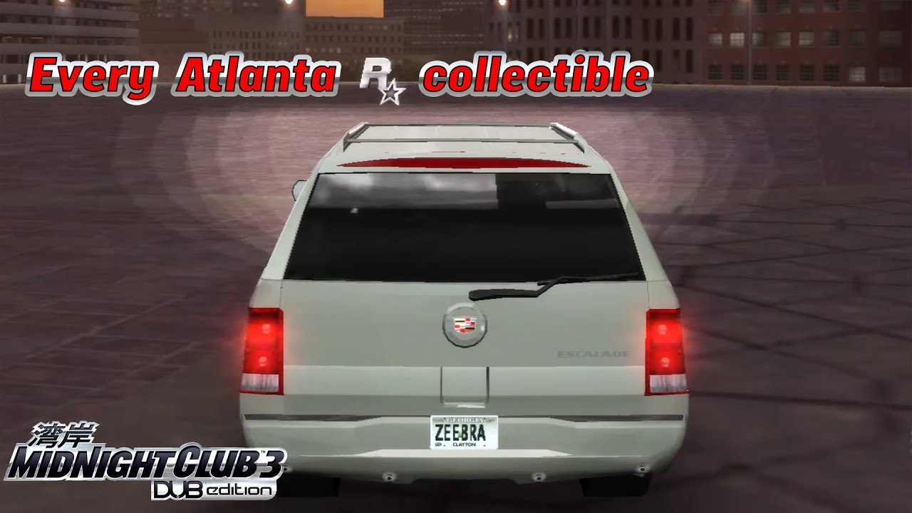 Midnight Club 3 DUB Edition Atlanta Rockstar Collectibles Guide [4K]